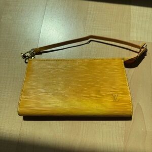 Louis Vuitton Yellow Epi Pochette